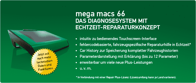 KFZ Diagnosegerät mega macs 66
