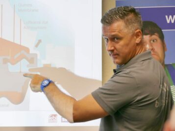 Was war der Inhalt der Schulung? motor und getriebe lager 7